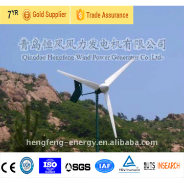 2KW small wind generator energy wind turbine residential AC On Grid/off grid High Performance Wind power system